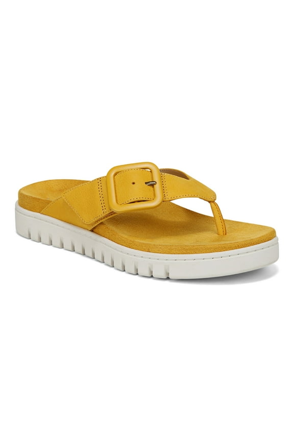 Women's Uptown Marin Toe Post Sandal Daffodil Nubuck 9W