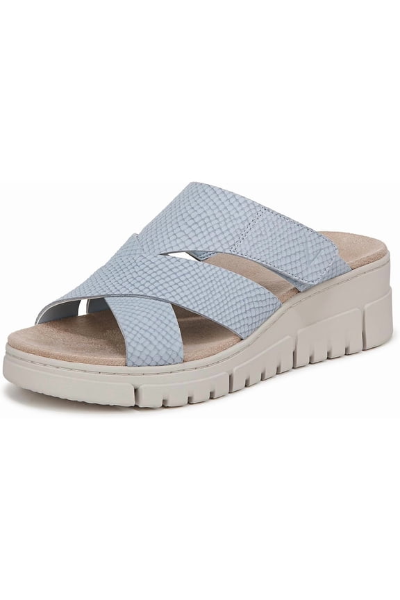 Uptown Sunset Women's Sandals Blue Mist Nubuck Size 7.5 M
