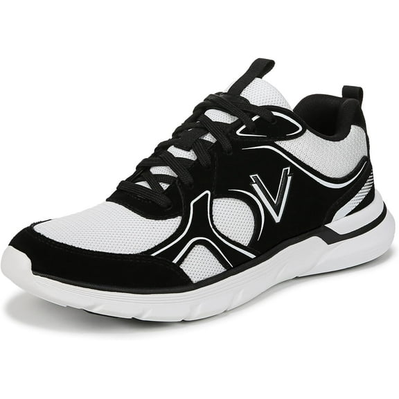 Vionic Women's Walk Parkside Sneaker White Black Multi 9M