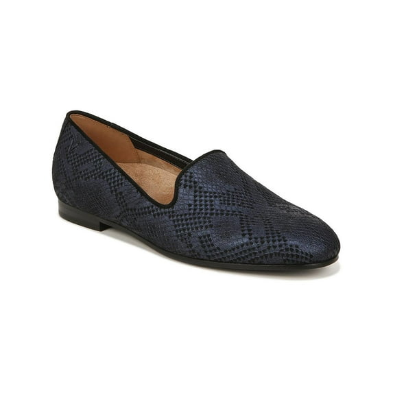 Vionic Womens Willa II Leather Snake Print Loafers