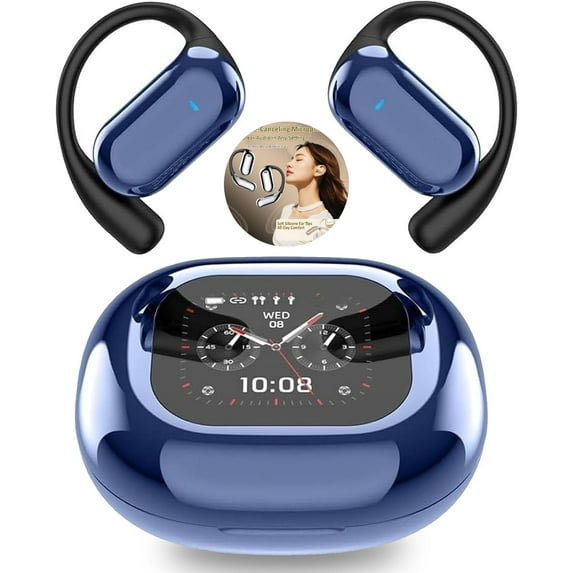 Viora/AI Translator Earbud, Viora Earbuds, Real-Time Translation in 144 Languages, Viora/Ai Translator Earbud Pros with Touchscreen, Wireless Bluetooth Real Time Two Way Translation Earbuds (C)