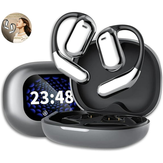 Viora/AI Translator Earbud, Viora Earbuds, Real-Time Translation in 144 Languages, Viora/Ai Translator Earbud Pros with Touchscreen, Wireless Bluetooth Real Time Two Way Translation Earbuds (A)