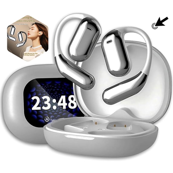 Viora/AI Translator Earbud, Viora Earbuds, Real-Time Translation in 144 Languages, Viora/Ai Translator Earbud Pros with Touchscreen, Wireless Bluetooth Real Time Two Way Translation Earbuds (D)