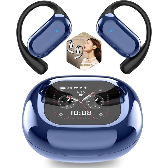 Viora/AI Translator Earbud, Viora Earbuds, Real-Time Translation in 144 Languages, Viora/Ai Translator Earbud Pros with Touchscreen, Wireless Bluetooth Real Time Two Way Translation Earbuds (C)