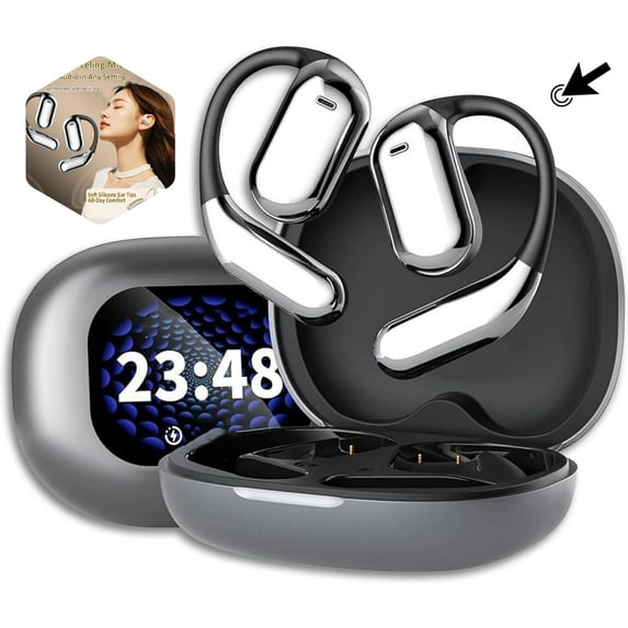 Viora/AI Translator Earbud, Viora Earbuds, Real-Time Translation in 144 Languages, Viora/Ai Translator Earbud Pros with Touchscreen, Wireless Bluetooth Real Time Two Way Translation Earbuds (A)