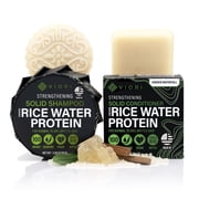 Viori Sulfate Free Shampoo and Conditioner Bar Set with Rice Water, Hidden Waterfall, 2 Piece Set