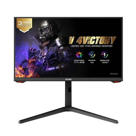 Viotek - REAPER RFI25CBA 25" IPS LED FHD 1MS Gaming Monitor - Black