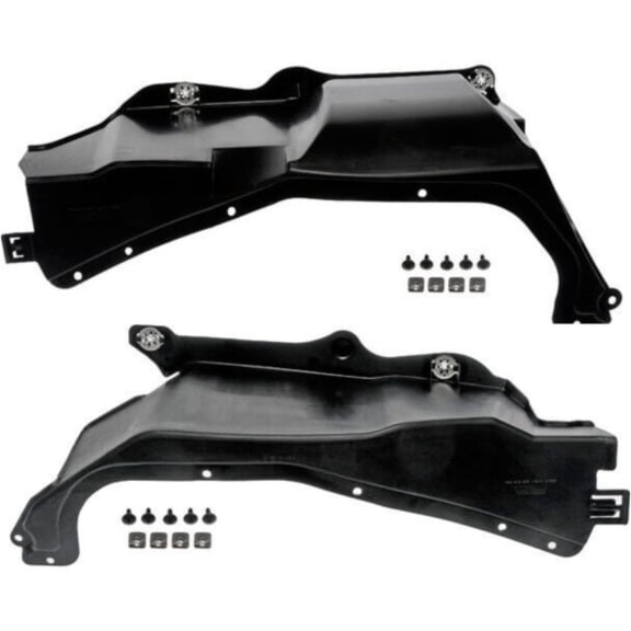 VioziteGam 1 Pair Engine Splash Shields Left Driver Right Passenger Side Kit for VW for Jetta Wolfsburg Edition 1999 2001 2003 & GL/GLS/TDI 1999-2005 & GLI 2004-2005 1J0825245J 1J0825250AB