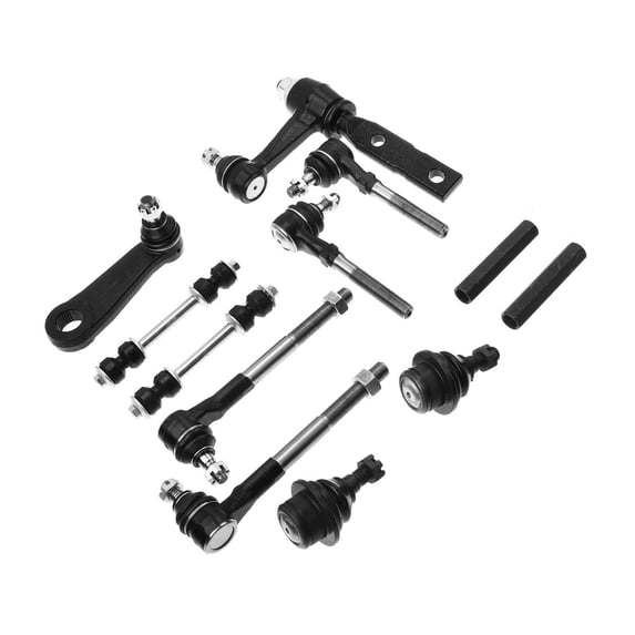 VioziteGam 12X & Idler Arm Tie Rod End Sway Bar Links for Ford for Expedition 4.6L/5.4L 97-02 for F150 4.2L/4.6L/5.4L 97-03 for F250 4.6L/5.4L 97-99