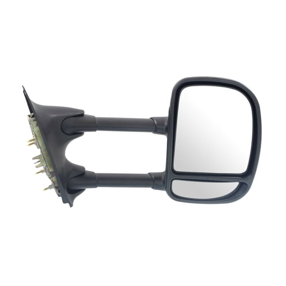 VioziteGam 1pc Right Passenger Side Textured Black Manual Exterior Door Rear View Mirror Towing Mirror for Ford for F250 SuperDuty for F350 SuperDuty for F450 SuperDuty for F550 SuperDuty