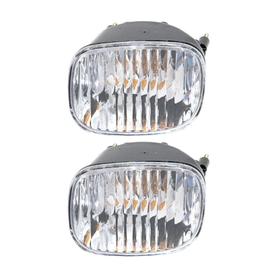 VioziteGam 2 Set of - Signal Light Left Side Clear Lens Turn Daytime Running Light Lens for Buick for Terraza,for Chevy for Uplander,for Pontiac for Montana,for Saturn for Relay