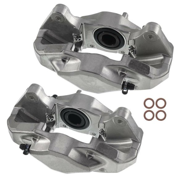 VioziteGam 2pcs Disc Brake Caliper Set Rear Left Right Metal Steel Without Bracket for Subaru for Impreza 2.5L 2008-2014 for WRX 2.5L 2015-2016 for WRX 2.5L 2015-2017