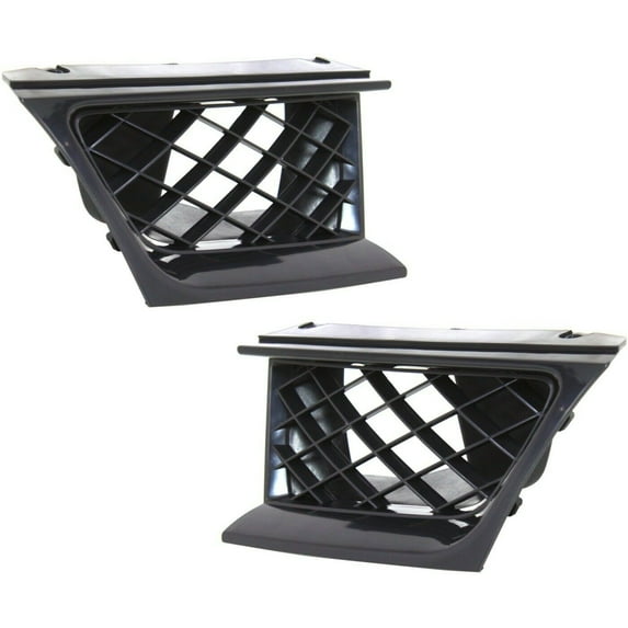VioziteGam 2pcs Grille Assembly Front Left Right Side with Emblem Provision Plastic for Subaru for Impreza 2.5i/Outback Sport/WRX Limited/WRX /WRX TR 06-07 Mesh Insert-Insert Design
