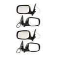 thumbnail image 1 of VioziteGam 4 Pieces - Left Right Driver Passenger Side Paintable Power Non-Heated Operate Manual Folding Exterior Door Rear View Mirror for Pontiac for Vibe 09-10,for Toyota for Matrix 09-13, 1 of 10