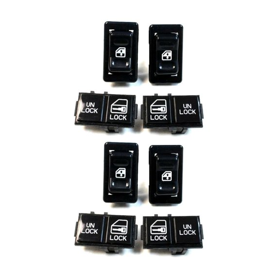 VioziteGam 8 Pieces - Power Door Window Control Switch Left Driver Side 8289CPSW