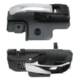 thumbnail image 1 of VioziteGam Car Door Handle Interior Front Rear Driver & Passenger Side Left Right 2pcs Chrome for Dodge for Caliber 2007-2009, for Jeep for Compass 2007-2010 for Patriot 2007-2008, 1 of 1