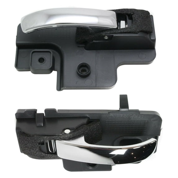 VioziteGam Car Door Handle Interior Front Rear Driver & Passenger Side Left Right 2pcs Chrome for Dodge for Caliber 2007-2009, for Jeep for Compass 2007-2010 for Patriot 2007-2008