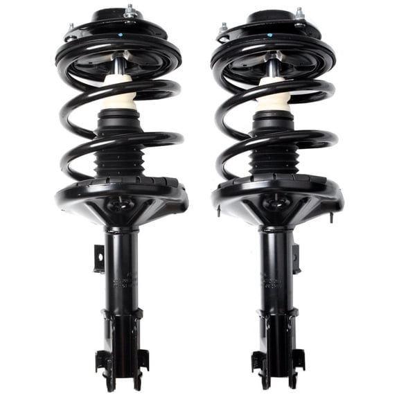 VioziteGam Front Side Shock Struts & Springs Mounts Quick for Mitsubishi for Eclipse 2.4L/3.0L 2001-2005 13.350-Compressed Length (in.) Universal-Platform Powder Coat 172148 172147