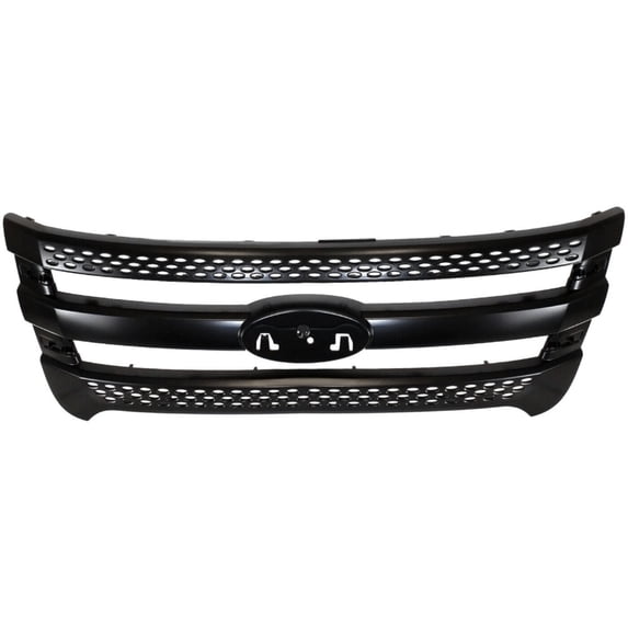 VioziteGam Grille Assembly Painted Black and Insert with Emblem ...
