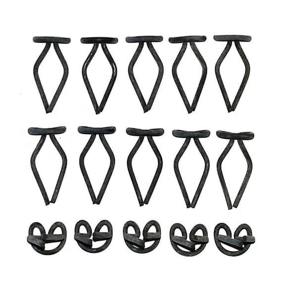 VioziteGam Hood Quarter Panel Side Belt Vinyl Top Moulding Molding Trim Clips for Plymouth,for Jeep,for Dodge,for DeSoto,for Chrysler,for AMC 15pc I