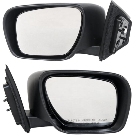 VioziteGam Left Driver and Right Passenger Side Power Manual Folding Paintable Non-Heated in-Housing Signal Light Replacement Rearview Assembly Pair Set Door Mirror for Mazda for CX-9 2007-2009