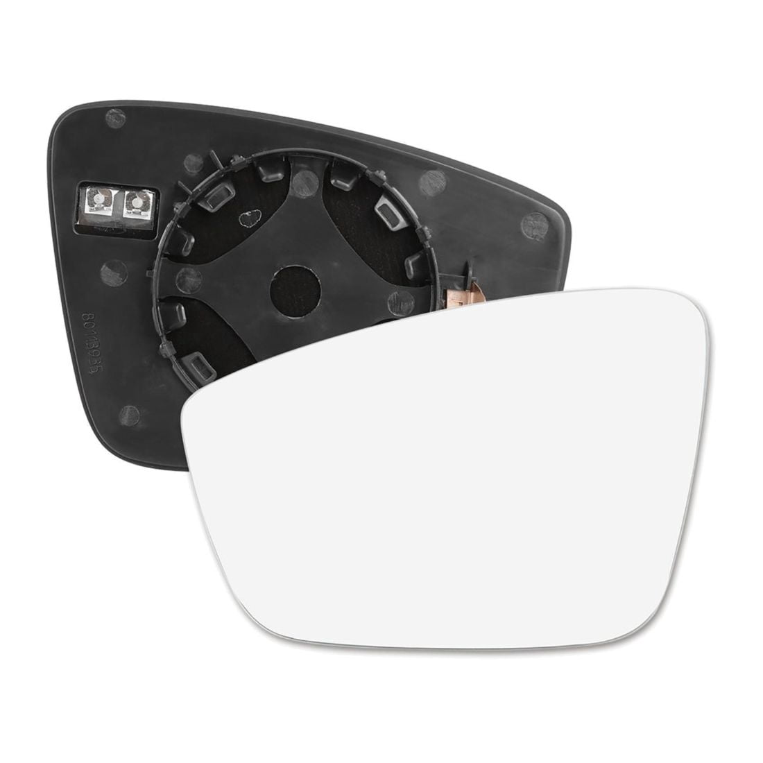 X AUTOHAUX Heated Driver Side Mirror Glass For VW Jetta/GTI/Rabbit (2006-2014) - Left Side With Plate