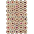 thumbnail image 1 of Vipanth Exports Cotton And Jute Rug Hand Braided Square Area Rug Handmade Rugs for Home Decor (2x2 Feet), 1 of 3