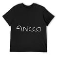 thumbnail image 1 of Vipassana Meditation Shirt - Anicca Pali Impermanence Tee Black, 1 of 5