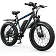 thumbnail image 1 of Vipdrive Electric Bike for Adults with 500W Motor, 48V 13AH Removable Battery, 26" Electric Bicycle Fat Tire E-Bike 22MPH 50Miles Mountain Beach Snow E-Bike, 7 Speed Gear, 1 of 9