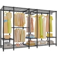 thumbnail image 1 of VIPEK V50 Extra Large Portable Closet Rack Bedroom Armoire Freestanding Wardrobe Closet, Heavy Duty Clothes Rack Multi-Functional Metal Clothing Rack for Hanging Clothes, Max Load 1300lbs, Black, 1 of 11