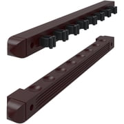 Viper 8 Cue Wall Rack, 2 Piece, Mahogany Finish