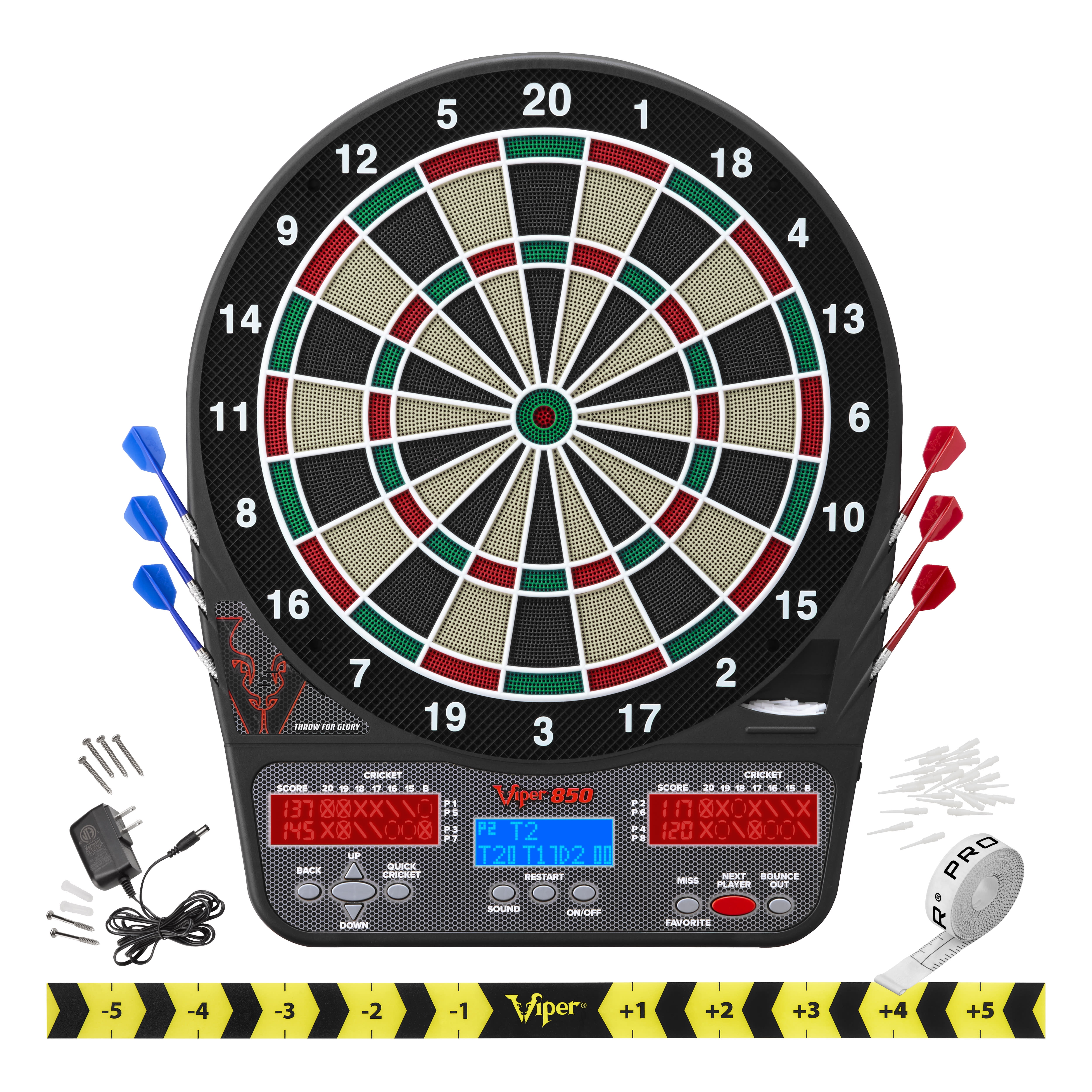 Viper 797 Electronic Dartboard, 15.5 Target Area 