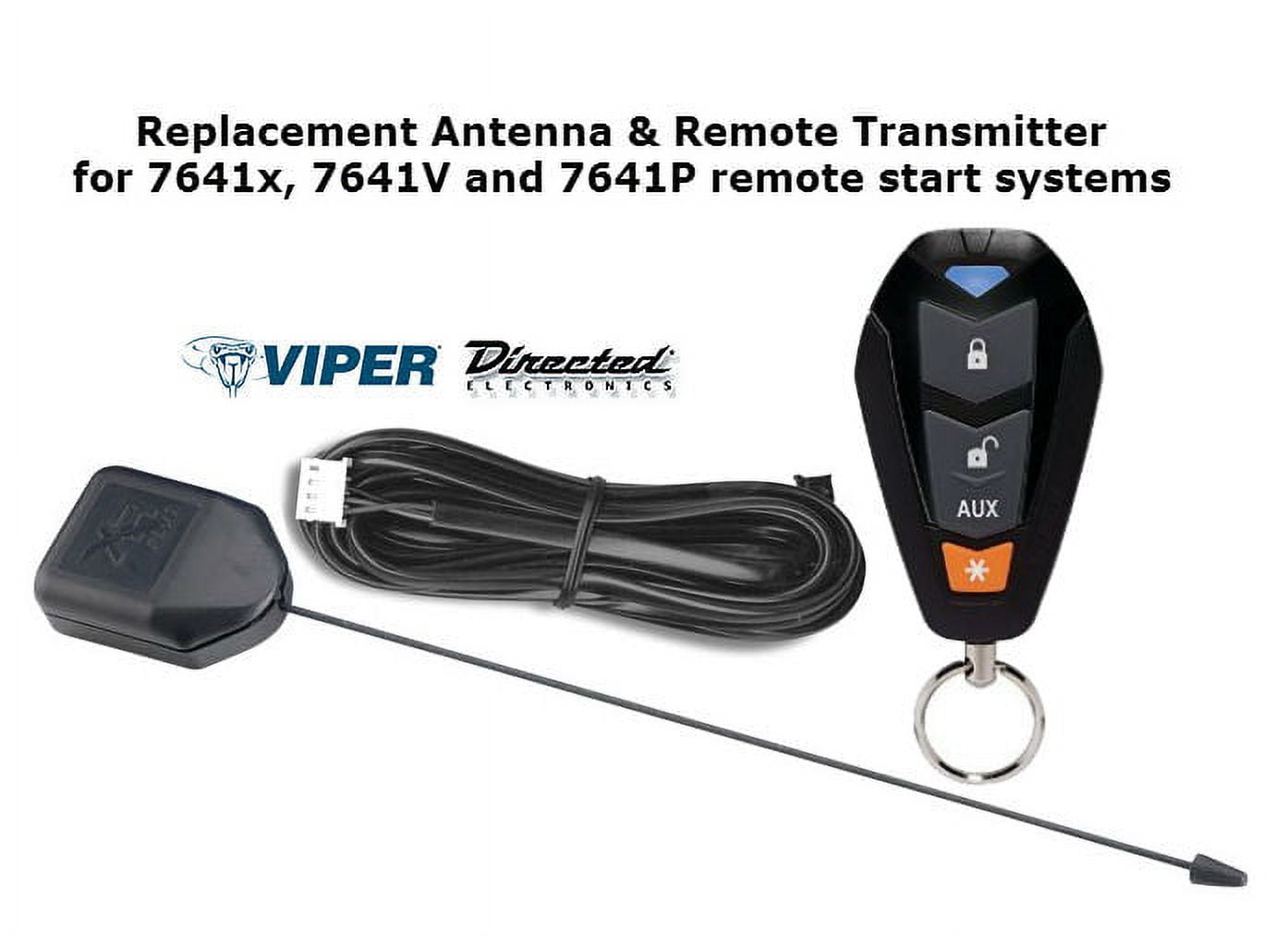 Viper Antenna 543x w/ Remote Transmitter 7145v Replacement 7641x 7641v