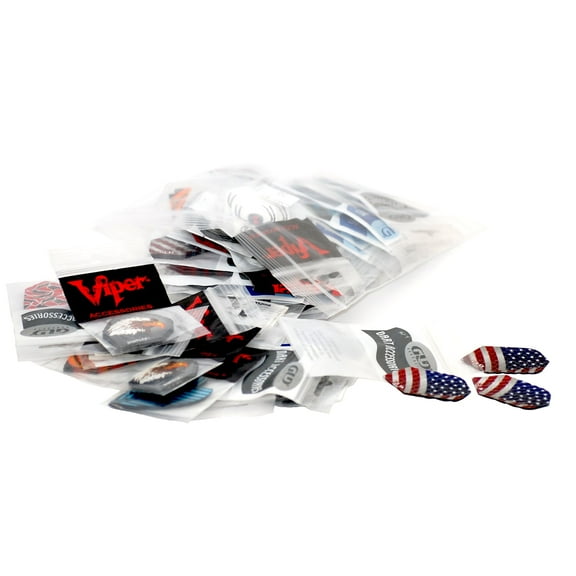 Viper Assorted Standard Dart Flights, 50 Sets of Flights (150 Total)
