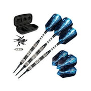 Viper Astro 80% Tungsten Professional Soft Tip Dart Set, Black, 16 Grams
