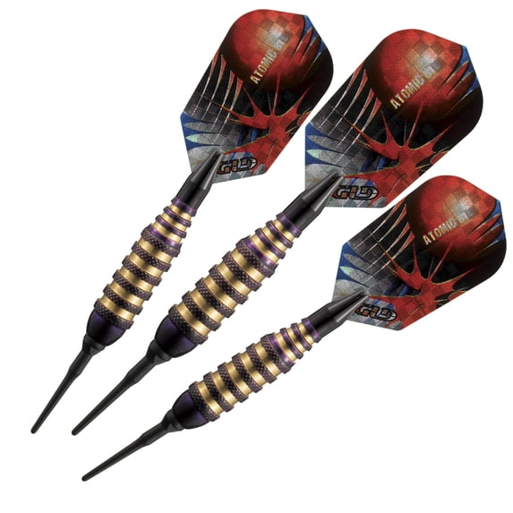 Viper Atomic Bee Soft Tip Dart Set, 16 Grams, Purple