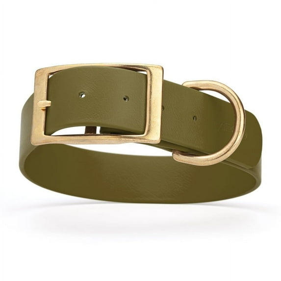 W 1.5" L 16-28 inch, XL, XXL Viper Biothane Waterproof Collar - Brass Hardware