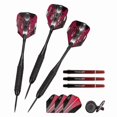 thumbnail image 1 of Viper Black Mariah Steel Tip Darts 22 Grams, Red and Black Shafts and Flights with Sharpener, 1 of 5