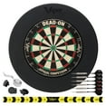 thumbnail image 1 of Viper Dead On Sisal Dartboard, Two Sets Starter Darts, Viper Guardian Black, 1 of 6