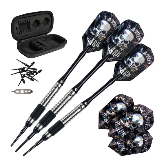 Viper Desperado 80% Tungsten Soft Tip Dart Set, Single Knurled 18 Grams