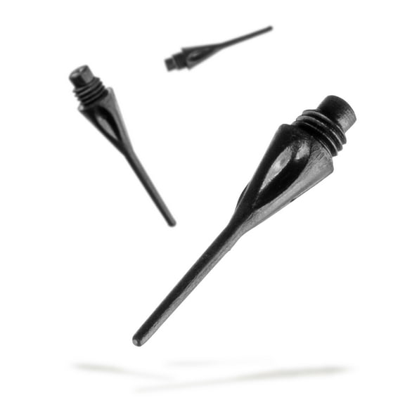 Viper Diamond Tips 1/4" Dart Tips, 1000 Replacement Soft Dart Tips, Black