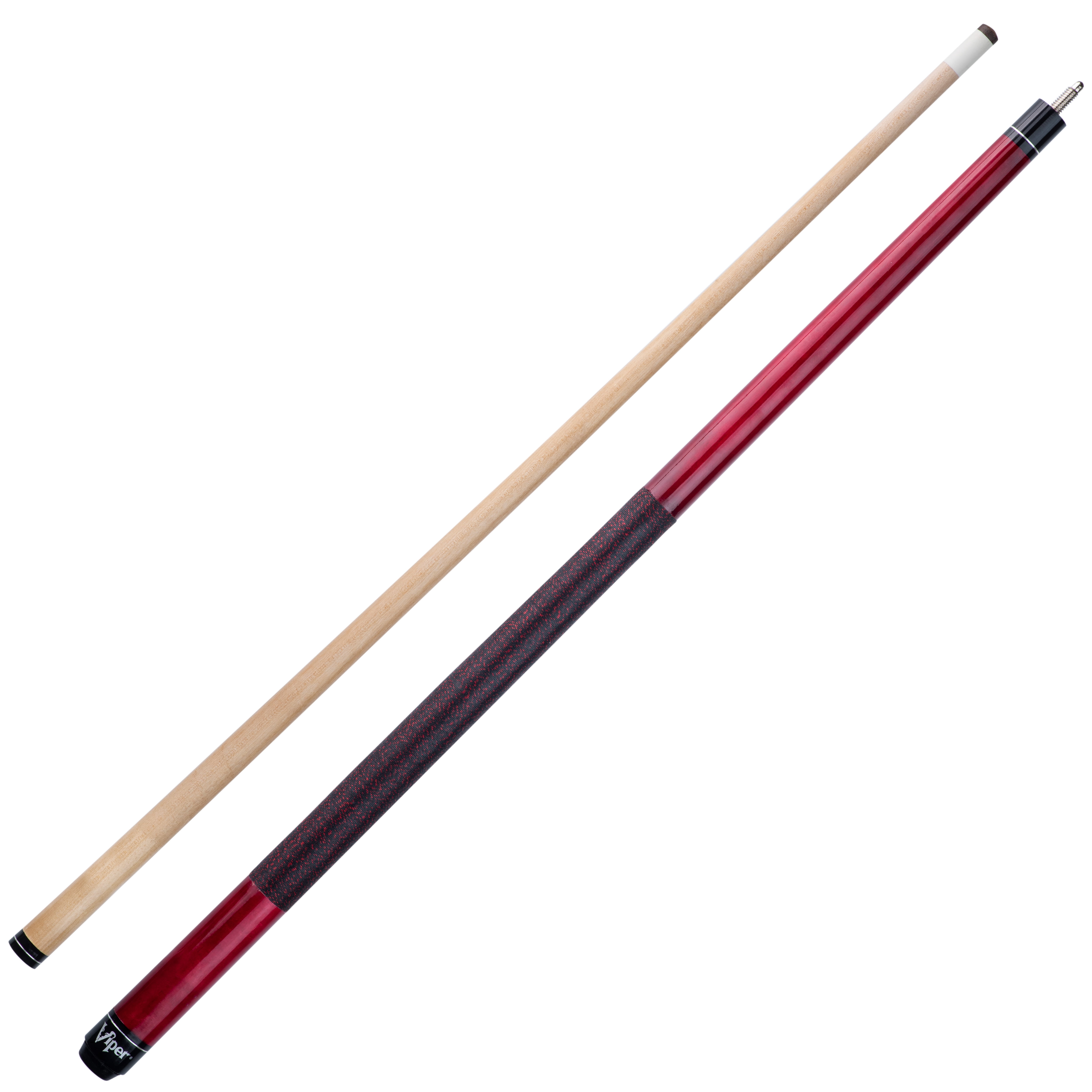 Viper Elite Series 58" Billiard/Pool Cue, 2 Piece, Red, 21 Ounce