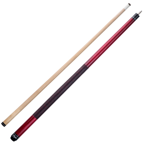 Viper Elite Series 58" Billiard/Pool Cue, 2 Piece, Red, 21 Ounce