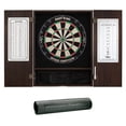 thumbnail image 1 of Viper Espresso Metropolitan Steel Tip Cabinet, Viper Shot King Bristle Dartboard, and Viper Vinyl Dart Mat, 1 of 5