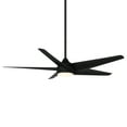 thumbnail image 1 of Viper Indoor and Outdoor 5-Blade Smart Ceiling Fan 60in Matte Black with 3000K LED Light Kit and Remote Control, 1 of 5