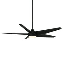 Viper Indoor and Outdoor 5-Blade Smart Ceiling Fan 60in Matte Black with 3000K LED Light Kit and Remote Control
