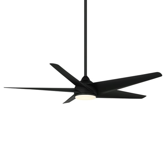 Viper Indoor and Outdoor 5-Blade Smart Ceiling Fan 60in Matte Black with 3000K LED Light Kit and Remote Control