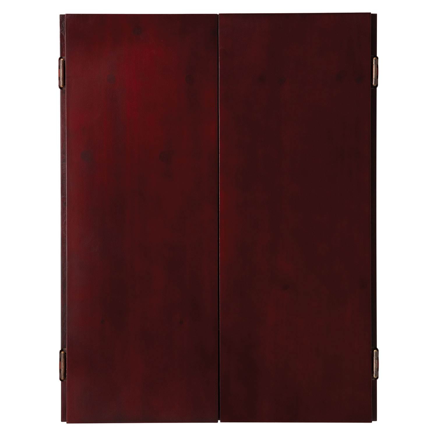 Mahogany Solid Pine Bristle Dartboard Cabinet with Storage