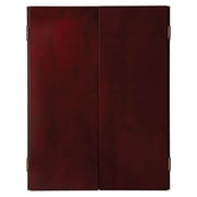 Viper Mahogany Finish Metropolitan Sisal Bristle Steel Tip Dartboard Cabinet