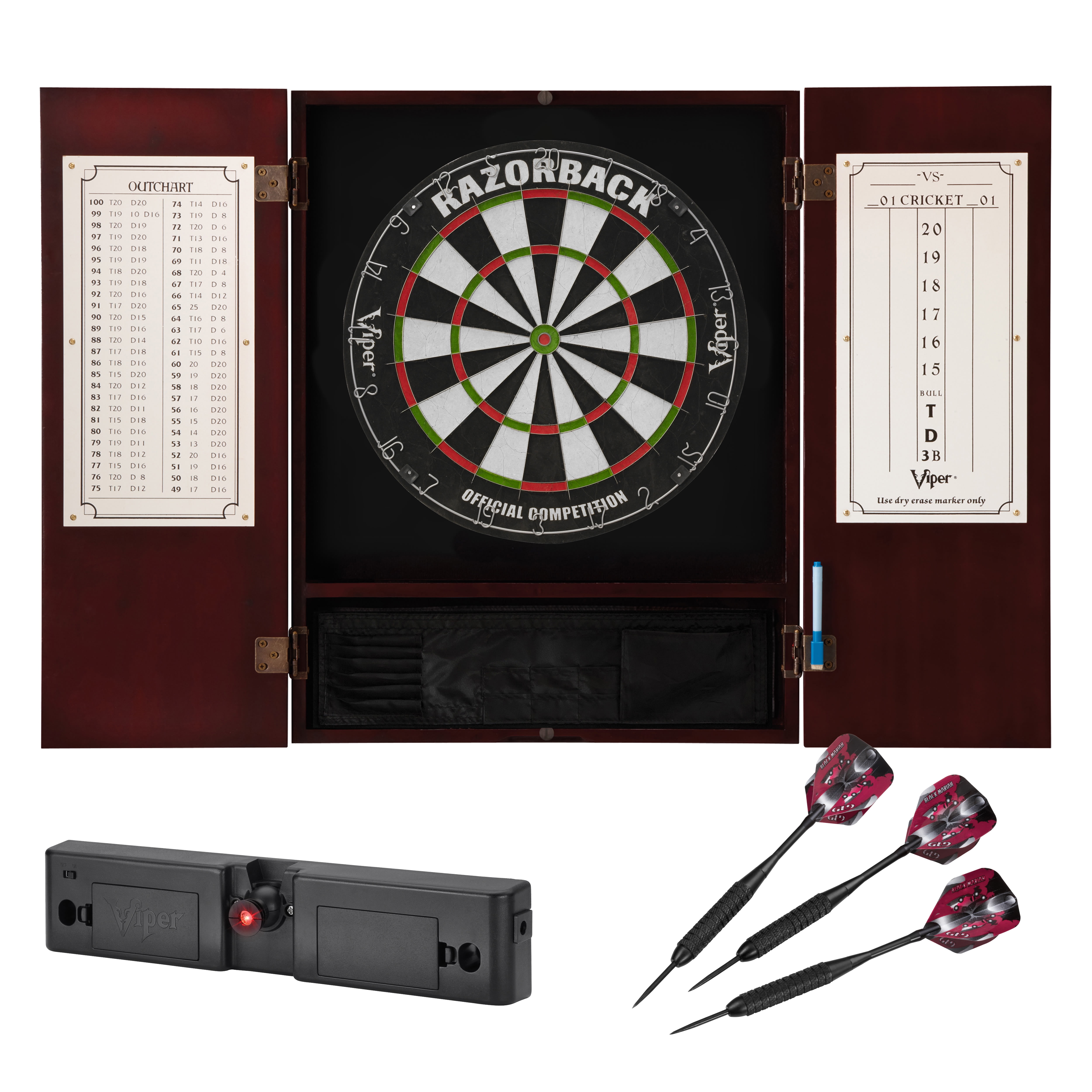Viper Hideaway Steel Tip Cabinet And Dartboard | Bass Pro Shops